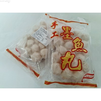 ZZ02 潮汕手工墨魚丸(約500g/包，約21~22粒/包)網購原價HK$55.00/包，會員價HK$46.00/包